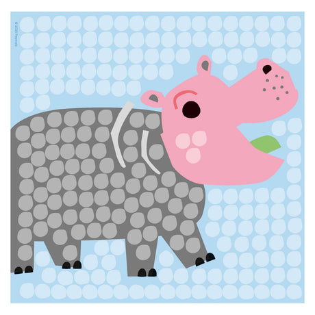 Le carte mosaico Playmais decorano lo zoo