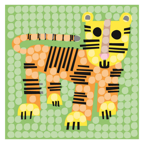 Le carte mosaico Playmais decorano lo zoo
