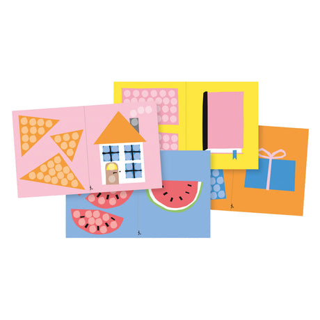 Le carte Playmais decorano forme e colori - 24 pezzi.