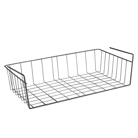Cestino babette in Metaltex per sottomensola 50 cm metallo nero