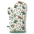 Guanto da forno Ambiente verde invernale 18x30 cm cotone bianco