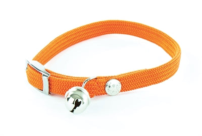 Collare Martin gatto nylon elastico arancione