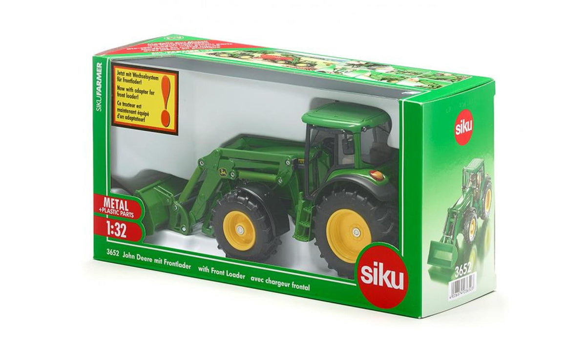 Siku 3652 Tractor John Deere con caricatore frontale 1:32