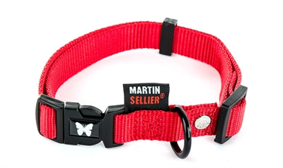 Collo Martin regolabile in nylon rosso