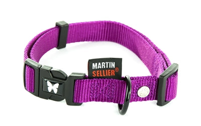 Collo Martin regolabile in nylon viola
