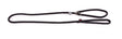 Guinzaglio Martin Retriever nylon rotondo nero