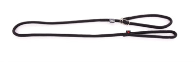 Guinzaglio Martin Retriever nylon rotondo nero