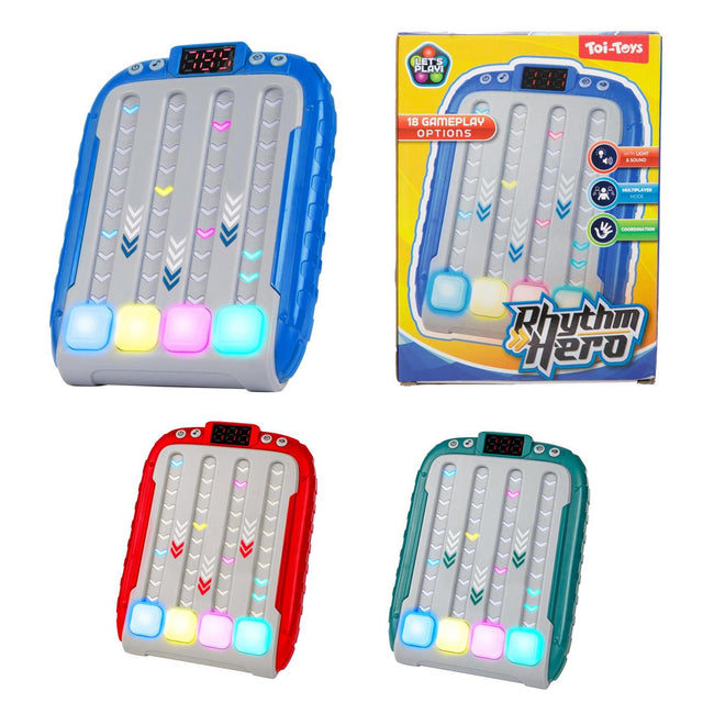 Toi-toys divertente gioco elettronico rhythm hero +l-g 3 assortiti