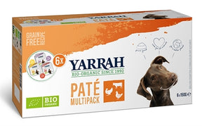 Yarrah Organic Dog Multipack Pate Pollo tacchino