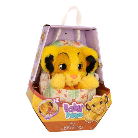 Peluche interattivo Spectron Baby Paws Simba - 20 cm
