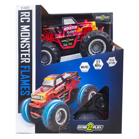 Gear2play RC Monster Flames Monster Truck 1:24 - Grandi Ruote