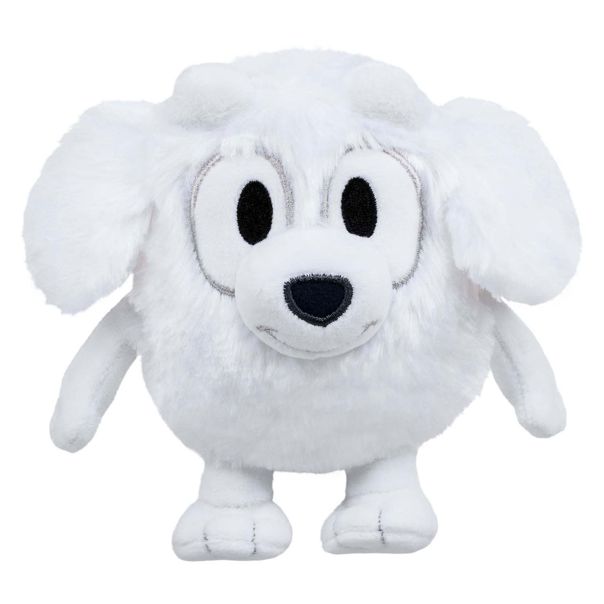 Alce peluche peluche blu lilla, 15 cm