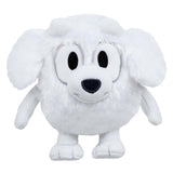 Alce peluche peluche blu lilla, 15 cm