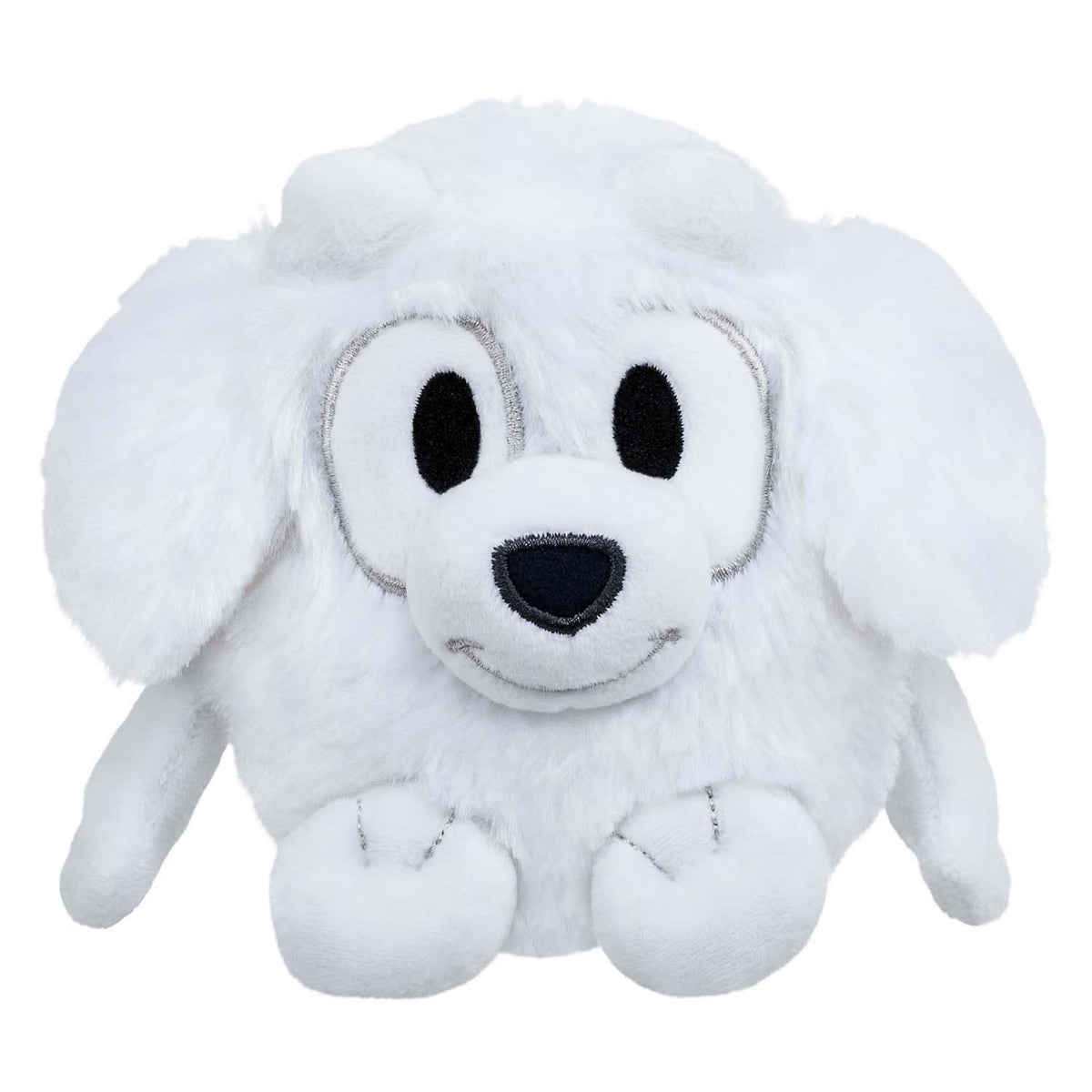 Alce peluche peluche blu lilla, 15 cm