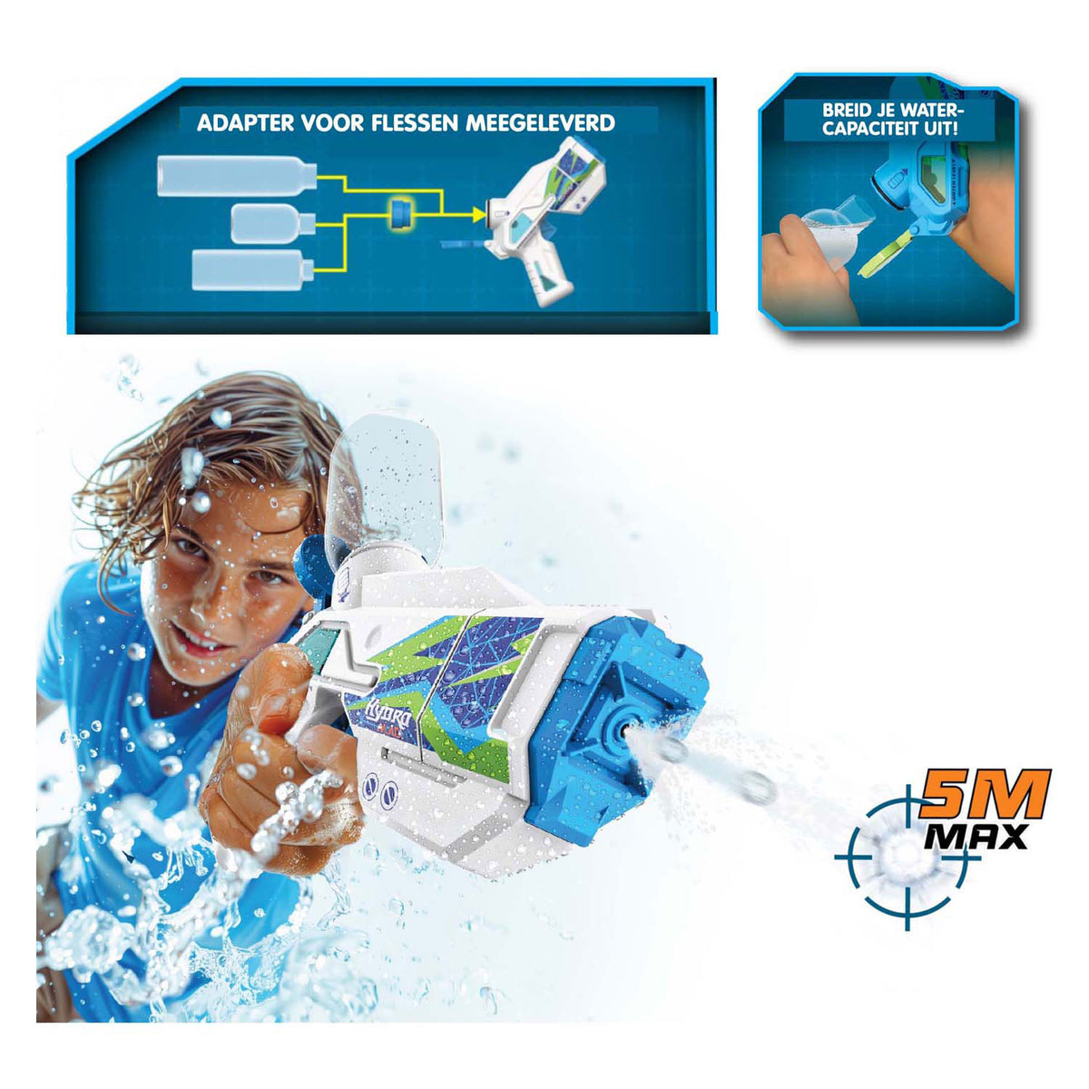 Silverlit Hydro Mad - Mini pistole ad acqua, confezione da 2