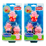 Tomy Peppa Pig Figures Acqua Spruzzatori, 3 °.