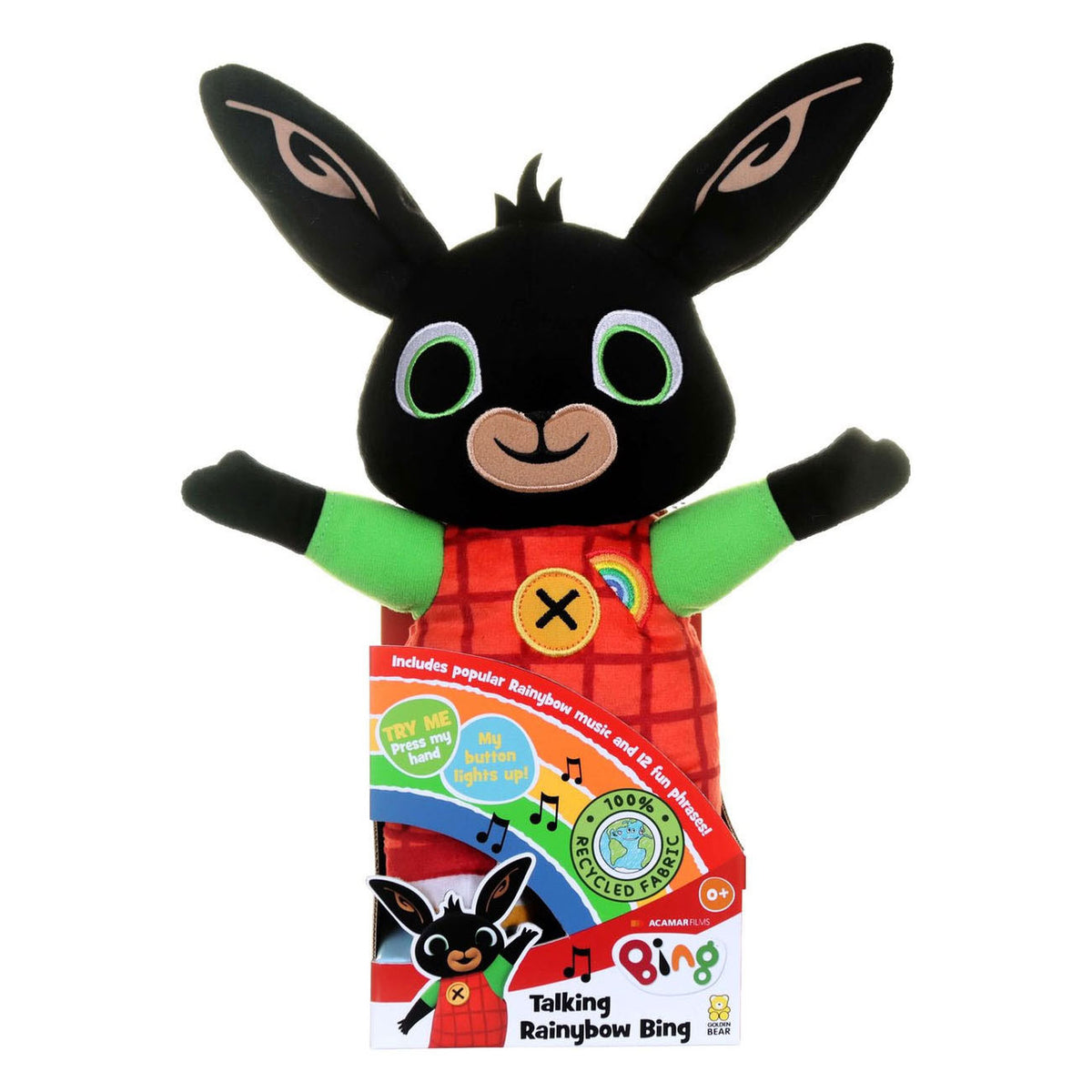 Bing peluche arcobaleno parlante