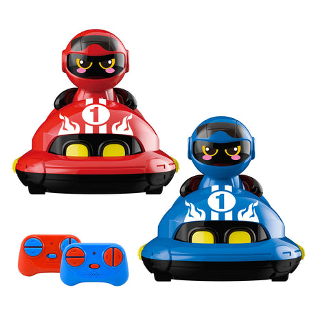 Set duo Gear2play RC Crazy Bumper Cars - Autoscontri controllabili - Affronta un duello Crash!