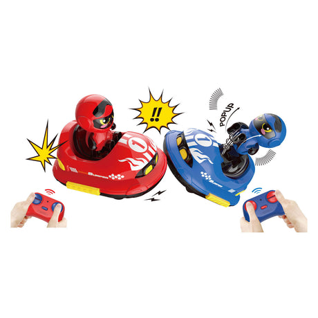 Set duo Gear2play RC Crazy Bumper Cars - Autoscontri controllabili - Affronta un duello Crash!