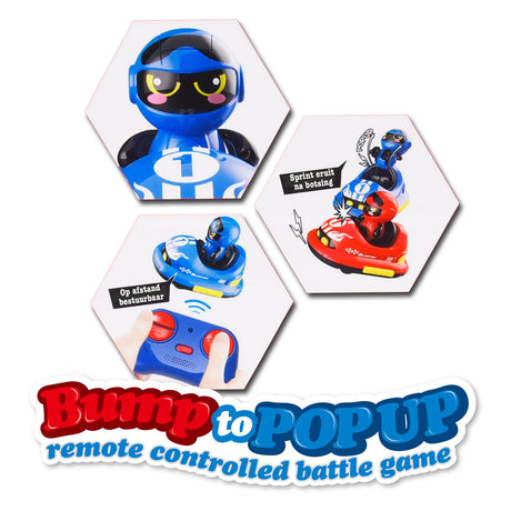 Set duo Gear2play RC Crazy Bumper Cars - Autoscontri controllabili - Affronta un duello Crash!