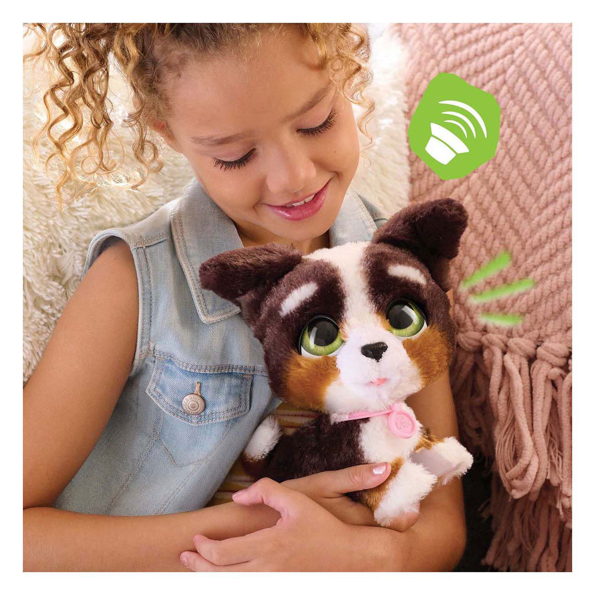Spectron furreal walk-a-lots animale interattivo Bernedoodle