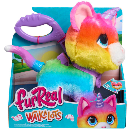 Gioca semplicemente a Furreal Walkalots Big Wags Unicorn Cat - peluche interattivo