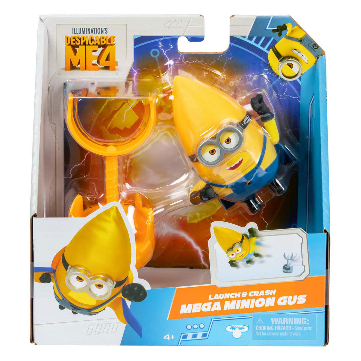 Moose giocattoli Cattivissimo Me 4 - Launch Crash Mega Minion Gus - Action Figure
