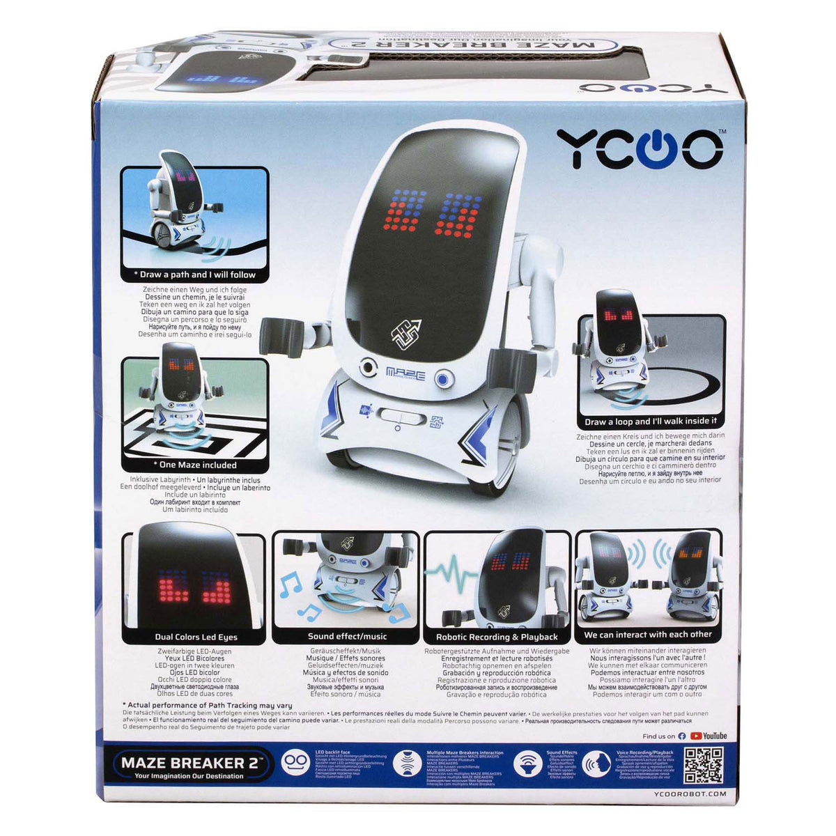 Robot Maze Breaker 2 Silverlit - robot giocattolo - volto LED - funzione di registrazione