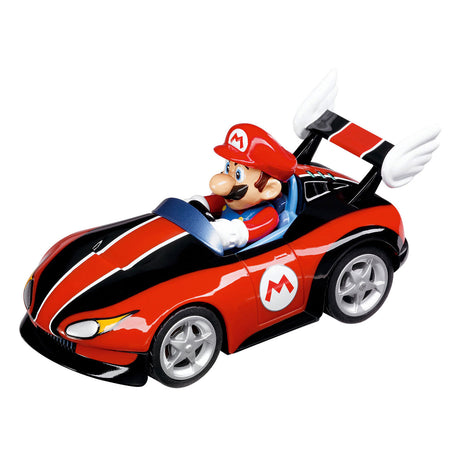 Carrera super mario pull back auto da corsa, 3 pz.