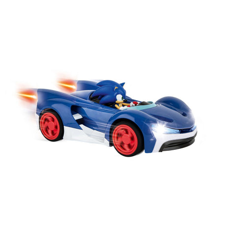 Auto da corsa Carrera RC Sonic Team blu argento
