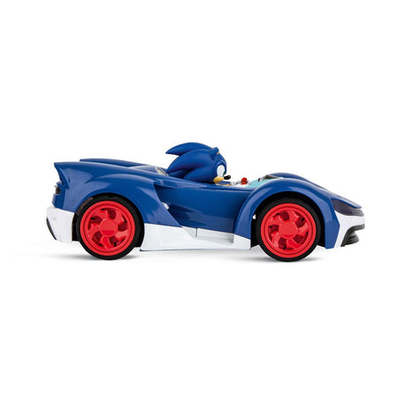 Auto da corsa Carrera RC Sonic Team blu argento
