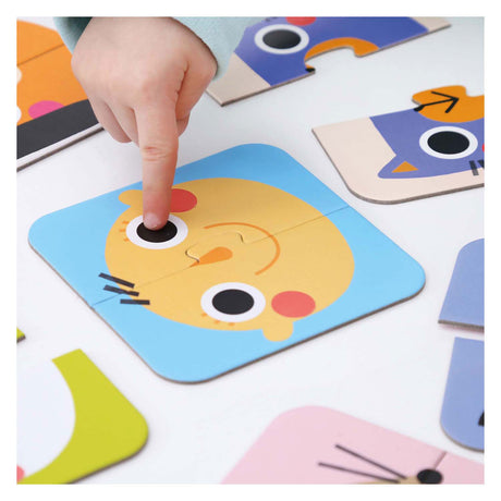 Puzzle a metà faccia di Banana Panda in movimento da 15 m+.