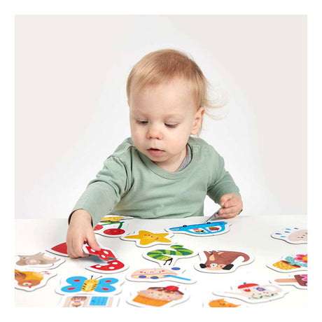 Giocattoli puzzle panda banana - i miei primi puzzle happy doubles 19 pezzi.