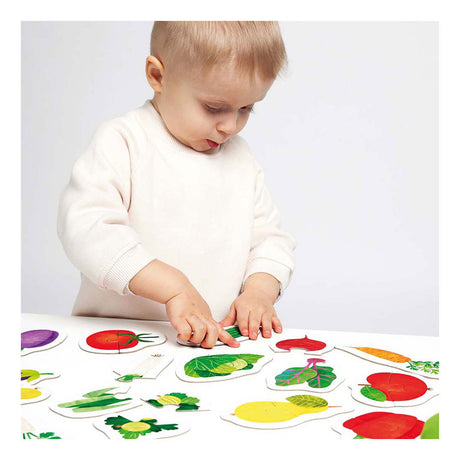 Banana panda - i miei primi puzzle frutta e verdura, 19 pz.