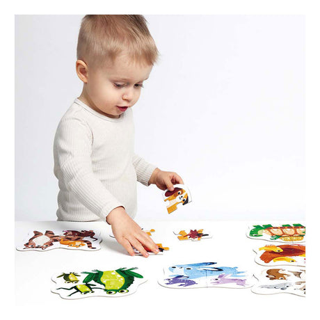 Banana panda - i miei primi puzzle di cuccioli di animali, 7 pezzi.