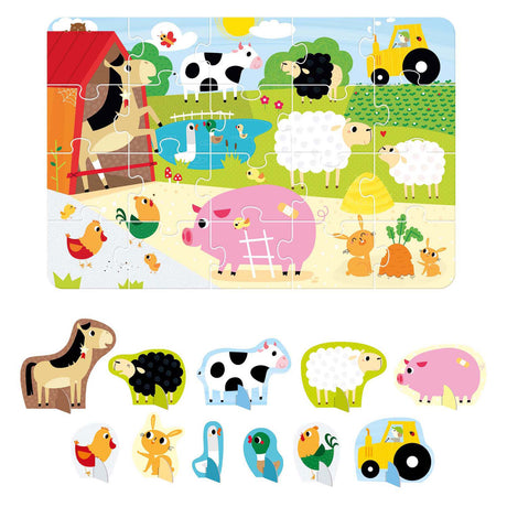 Banana panda - fattoria puzzle scoprilo - 20 pezzi.