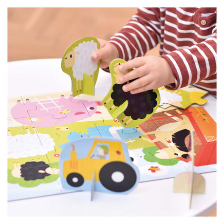Banana panda - fattoria puzzle scoprilo - 20 pezzi.