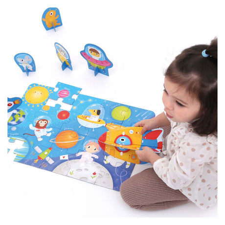 Banana panda - scopri lo spazio del puzzle - 20 pezzi.