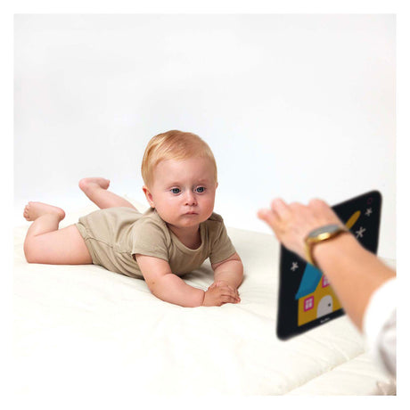 Banana panda - cartoline per bambini ad alto contrasto 6m+ 9m+ - 24pz.