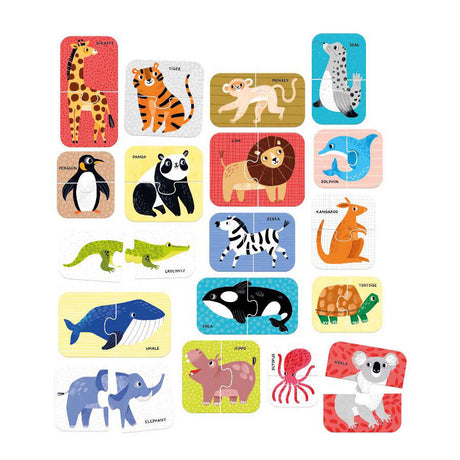 Banana panda puzzle animali selvatici giocattoli educativi 18m+.