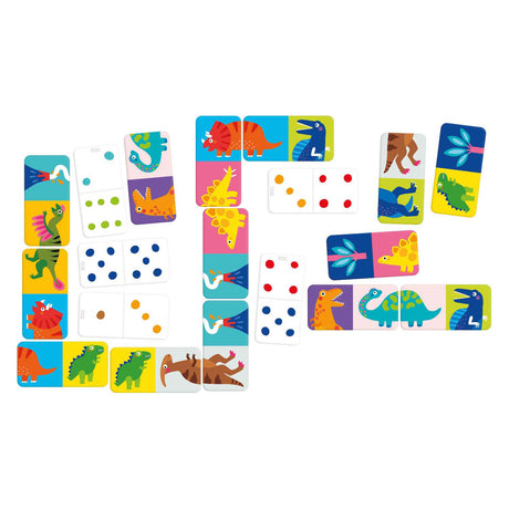Banana panda giochiamo a Dino Domino 2+