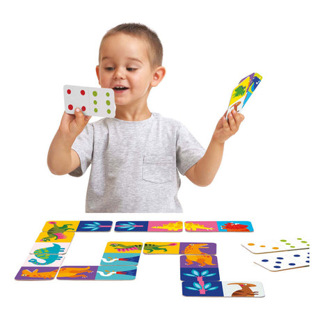 Banana panda giochiamo a Dino Domino 2+