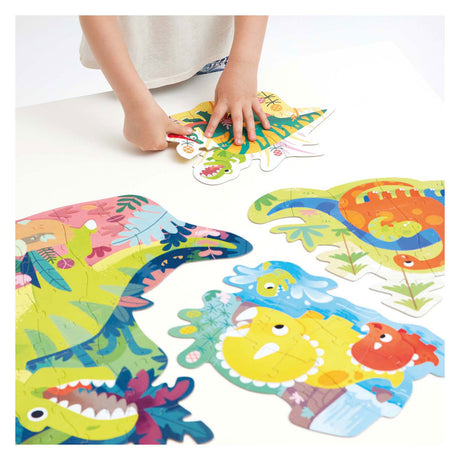 Dinosauro puzzle panda banana