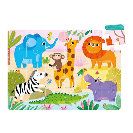 Banana panda - safari puzzle jumbo selvaggio - 24 pz.