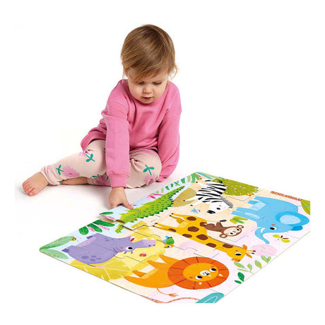Banana panda - safari puzzle jumbo selvaggio - 24 pz.