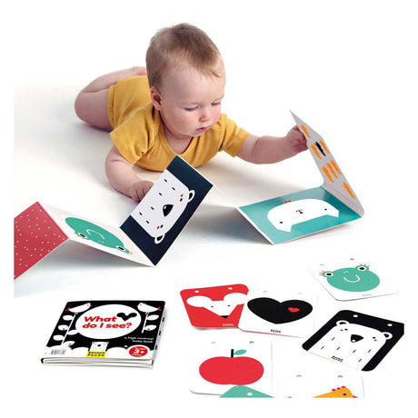 Panda banana - set per bambini ad alto contrasto
