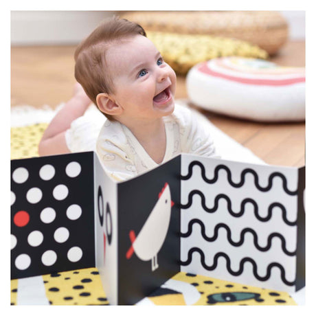 Panda banana - set per bambini ad alto contrasto