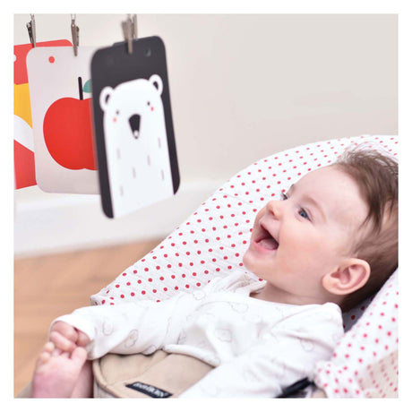 Panda banana - set per bambini ad alto contrasto