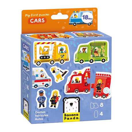 Banana panda - il mio primo puzzle - automobili