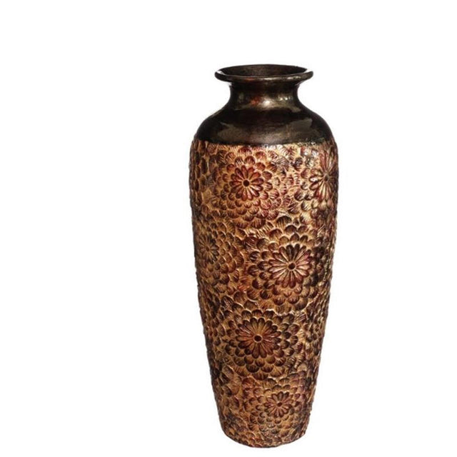 Ideas 4 seasons dazzle vaso fiore marrone ã˜15xh41cm